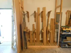 سازمان فروشگاه شماره 1: قفسه چوبی عمودی