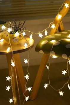 20 چراغ رشته ای ستاره ای LED برای دکوراسیون مهمانی منزل در فضای باز
