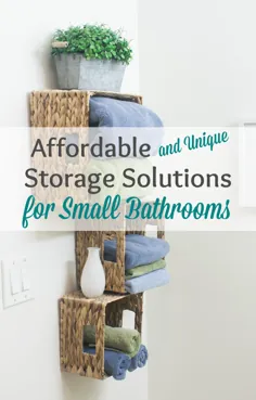 راه حل های ذخیره سازی مقرون به صرفه برای حمام های کوچک - محل زندگی من