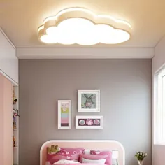 Minimalist LED Cloud Ceiling Flush Mount Dimmable Cool Kid's Lighting Room