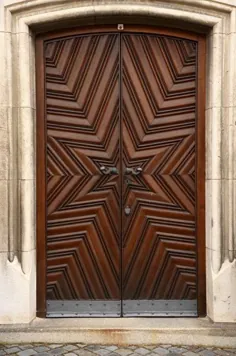 درب چوبی دست ساز EH2053 - درب های سفارشی Monarch