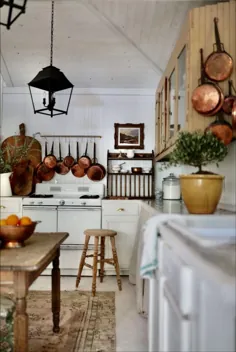 8 روش ساده برای افزودن جذابیت دنیای قدیم در آشپزخانه - کلبه فرانسوی