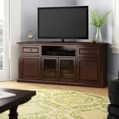 پایه تلویزیون گوشه ای جامد چوبی Inouye برای تلویزیون های تا 65 "