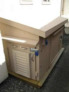 جعبه ژنراتور در فضای باز (عایق بندی شده)