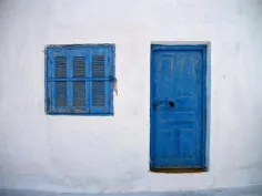 خانه های یونان - با تمرکز بر درهای ورودی ، برخی از تصاویر شاعرانه از خانه های یونان