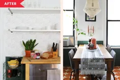 قبل و بعد از آن: یک DIY صرفه جویی این آشپزخانه ، فضای خالی برهنه آشپزخانه را با فقط 543 دلار به یک آشپزخانه کاملاً کاربردی تبدیل کرد.