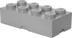 LEGO Storage Brick 8 Opbergbox - 12L - Kunststof - Grijs