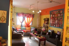 ترکیب رنگ و ملودرام به طرز جادویی در Bembem's Pune Home. وبلاگ دکور Keybunch