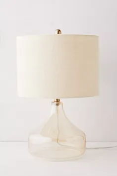 لامپ میز شیشه ای Amber Luster
