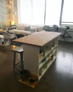 این روش زیر 200 دلار برای دو برابر کردن فضای ذخیره سازی آشپزخانه از IKEA حاصل می شود