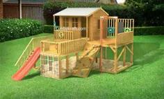 تجهیزات زمین بازی بچه ها Firefox Playground Cubby House توسط CubbyKraft