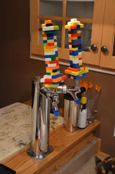 دستگیره شیر نوشیدنی Lego (8.5 "Lg SZ) - سفارشی و منحصر به فرد