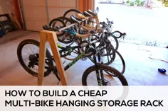 چگونه می توان به راحتی یک قفسه ذخیره سازی آویز چند چرخ دوچرخه ارزان ساخت - اخبار دوچرخه کوهستان Singletracks
