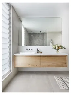 حمام خاکستری و سفید طراحی داخلی مدرن