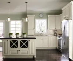 کابینت آشپزخانه رنگ آمیزی سفید - Homecrest