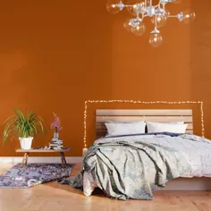حداقل تصویر زمینه رنگی لهجه نارنجی سوخته توسط minimaldesigner