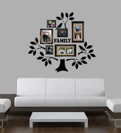 عکاسی دیواری خانگی عکس درختی خانواده حروف دیواری وینیل |  اتسی