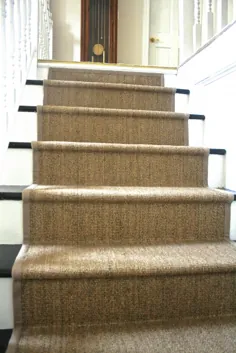 DIY Ikea Jute Rug Stair Runner - کاری که امیلی انجام می دهد