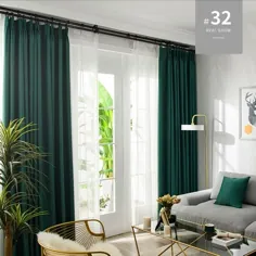 پرده های خاموش کننده Mia & Stitch برای اتاق نشیمن پرده پنجره آشپزخانه پرده ضخیم مدرن درمان پنجره تزئینات منزل