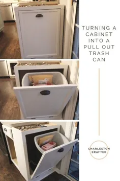 تبدیل کابینت به سطل آشغال بیرون آورید