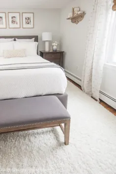تغییر شکل اتاق خواب مستر کوچک: قبل و بعد ، رنگ آمیزی و موارد دیگر