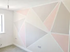 دیوار ویژه هندسی DIY