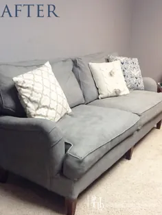 نحوه رنگ آمیزی یک کاناپه و رنگ گچ DIY