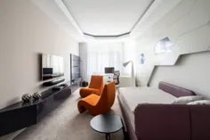 Dominion - یک آپارتمان آینده نگر مسکو با طراحی داخلی سفارشی