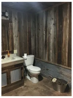 دیوارهای دوش گالوانیزه حمام روستایی