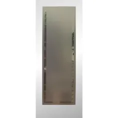 ReliaBilt Hamilton 24 در x 80 در سفید یک صفحه ای شیشه ای یکدست جامد شیشه ای جامد با درب چوبی درب کاشی Lowes.com