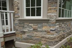 خانه سبک اروپایی با سنگ انباشته نازک طبیعی |  Stoneyard®