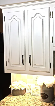 نقاشی کابینت های آشپزخانه با رنگ گچ - Kelly Homestead