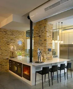 نگاه کنید: 10 آشپزخانه مدرن و صنعتی دارای آجر برای اضافه کردن به صفحه الهام بخش شما