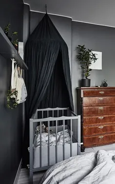اتاق خواب زیبا و تاریک - طراحی کوکو لاپین
