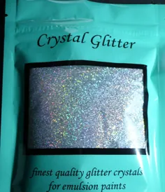 فروش زرق و برق کریستال برای رنگ امولسیون نقره الماس با کریستال های هولوگرافی |  eBay