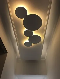 دیسک LED سایه فلزی چراغ دیواری خلاق مدرن