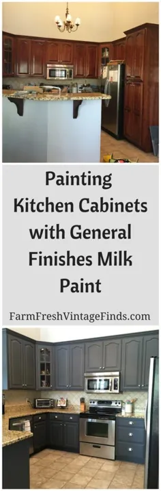 نقاشی کابینتهای آشپزخانه با رنگهای عمومی شیر