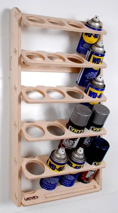 20 Can Spray Paint یا Lube Can Wall Mount Storage Holder Rack |  اتسی
