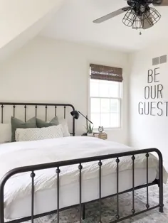چالش یک اتاق: اتاق خواب مهمان را نشان دهید