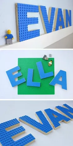 Lego Letter // 10 High // Ariel Bold Font // Baltic Birch |  اتسی