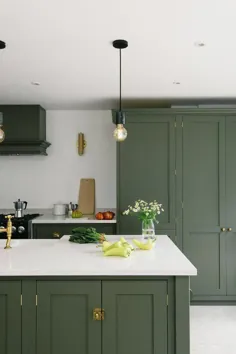 بهترین ها در روند آشپزخانه با رنگ سبز تیره - زندگی در شهر و کشور