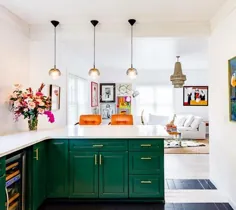 رنگها و الگوهای پررنگ یک آشپزخانه معاصر را بالا می برد |  Hunker