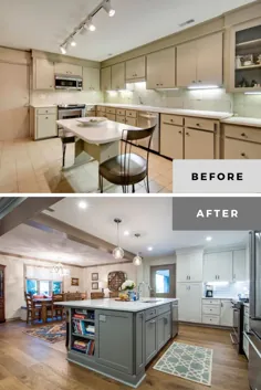 20+ بازسازی عالی آشپزخانه قبل و بعد از ایده ها در سال 2021