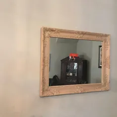 آینه حمام قاب دار چوبی دیواری / آینه غرور / کشور فرانسه |  اتسی