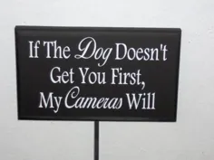 سگ شما را به دوربین های اول وینیل نمی دهد Wood |  اتسی