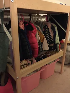 قفسه لباس کودکان و نوجوانان در یک اضافه کردن آسان به IVAR - IKEA Hackers