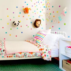 Decals Wall Decals 121 Mini Rainbow Dots Decals Confetti Polka Dot |  اتسی