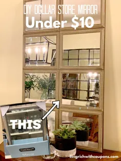 آینه فروشگاه دلار DIY - زیر 10 دلار