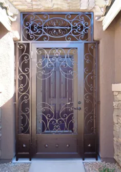 حیاط آهنی و درهای ورودی Entryway در لاس وگاس • کارهای هنری هنری