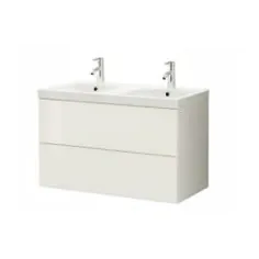 کابینت سینک ظرفشویی GODMORGON / ODENSVIK با 2 کشو ، سفید براق ، شیر آب Dalskär ، 40 1 / 2x19 1 / 4x25 1/4 ". امروز آن را دریافت کنید! - IKEA